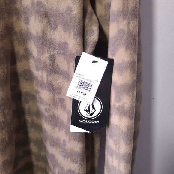 Volcom Seabrook Mock Neck Fleeve Pullover Sweatshirt Size L - Picture 3 of 3